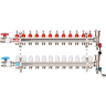 Коллектор регулируемый с расходомерами GAPPO G421,12 12-вых. X1